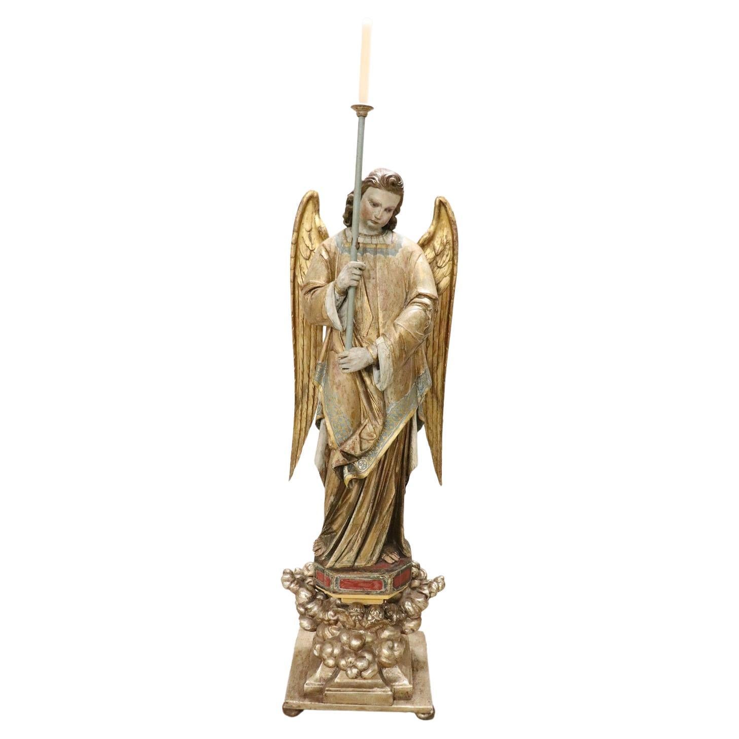 Architectural Salvage/ Architectural Sculpture/ Brass Sculpture/ Classical Brass Angel
