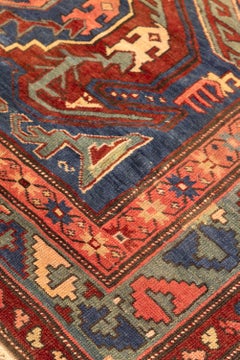 19th Century Caucasian Lenkoran Rug with Turtle Medallions, Talish Region