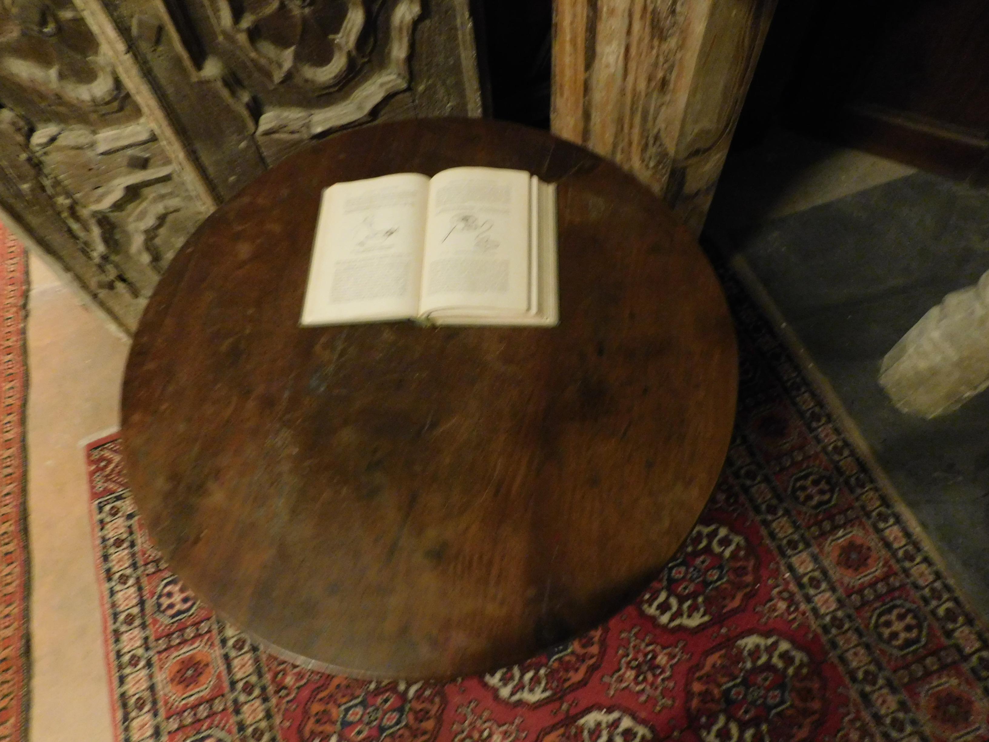 19th Century Antique Little Side Table In Good Condition In Cuneo, Italy (CN)