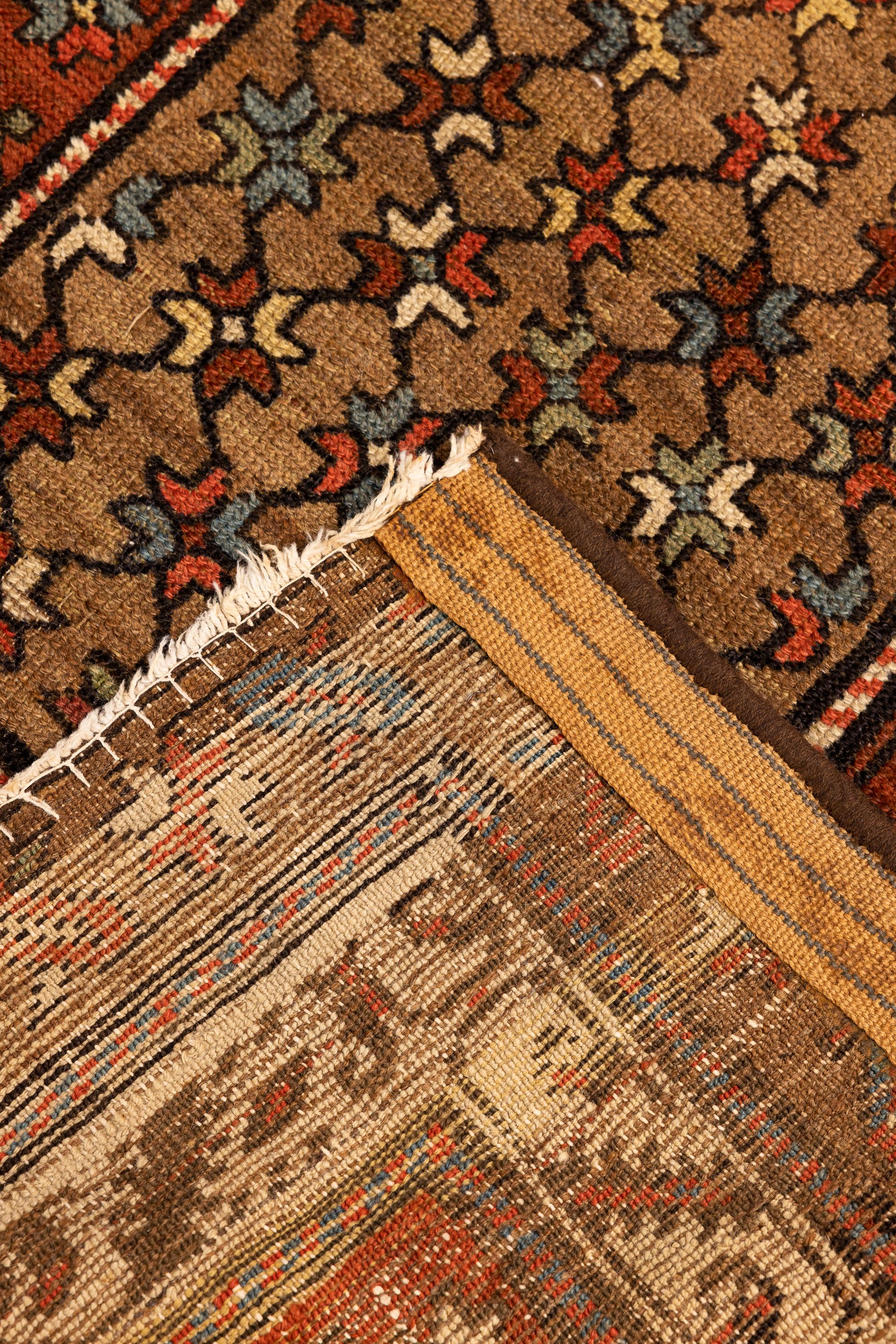 Hand-Knotted 19th Century Antique Lori Rug Runner For Sale