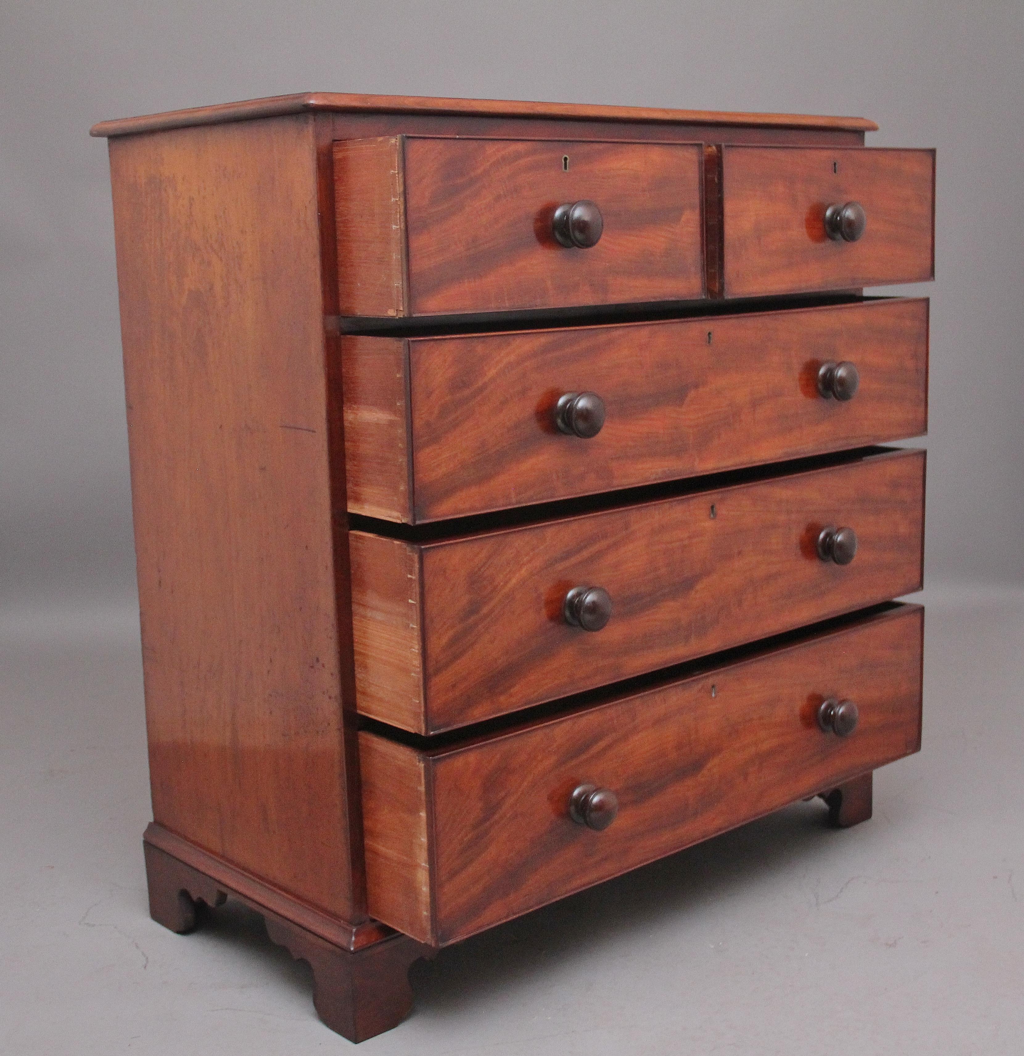 Victorian 19th Century, Antique Mahogany Chest of Drawers