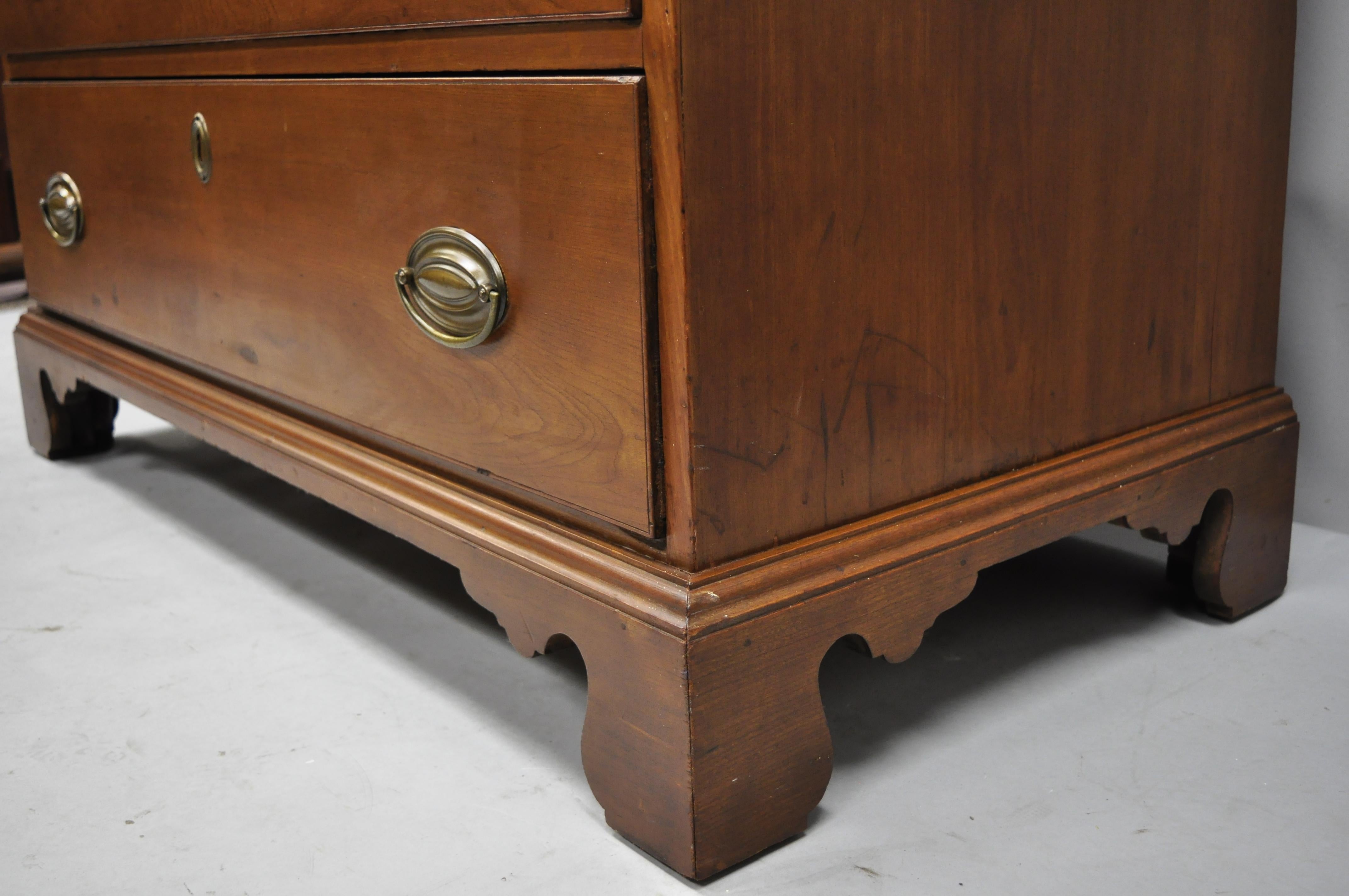 19th Century Antique Mahogany Federal Dresser Commode Chest of Drawers 1