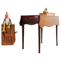 19th Century Antique Mahogany Royal Crown Stamped Pembroke Table