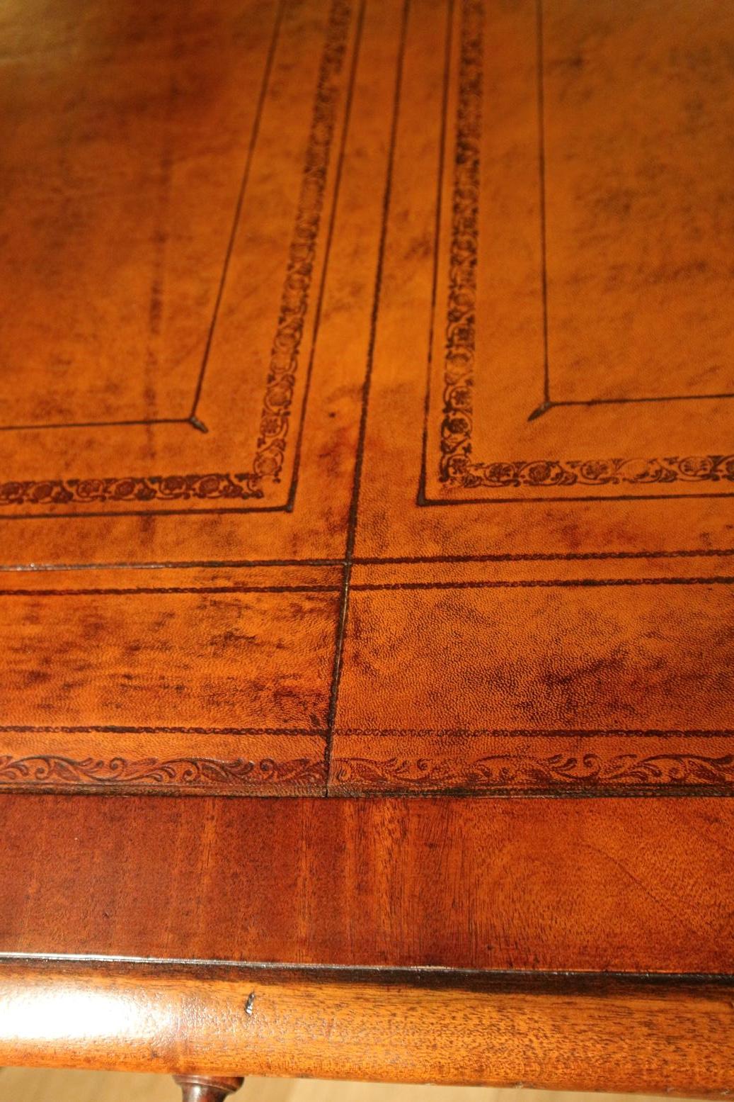19th Century Antique Mahogany Writing Table 5