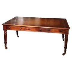 19th Century Antique Mahogany Writing Table