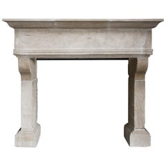 19th Century Antique Mantelpiece in Campagnarde Style