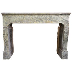 19th Century Antique Mantelpiece in Style of Louis XIV