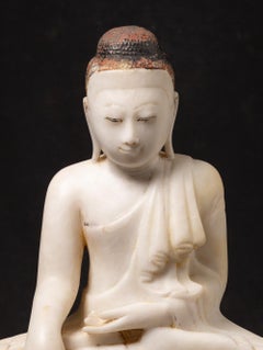 19th century Antique marble Buddha statue from Burma from Burma