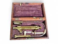 19th Century Antique Medical Instrument for Gastric Lavage and Enemas in Origina