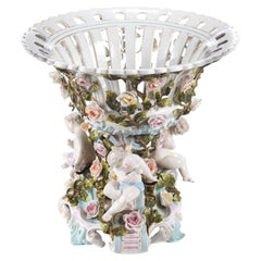 19th Century Antique Meissen Style Compote