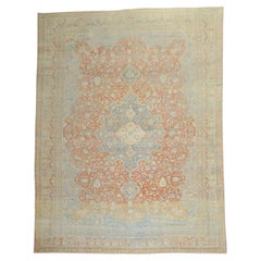Zabihi Collection 19th Century Antique Mohtasham Kashan Room size Rug