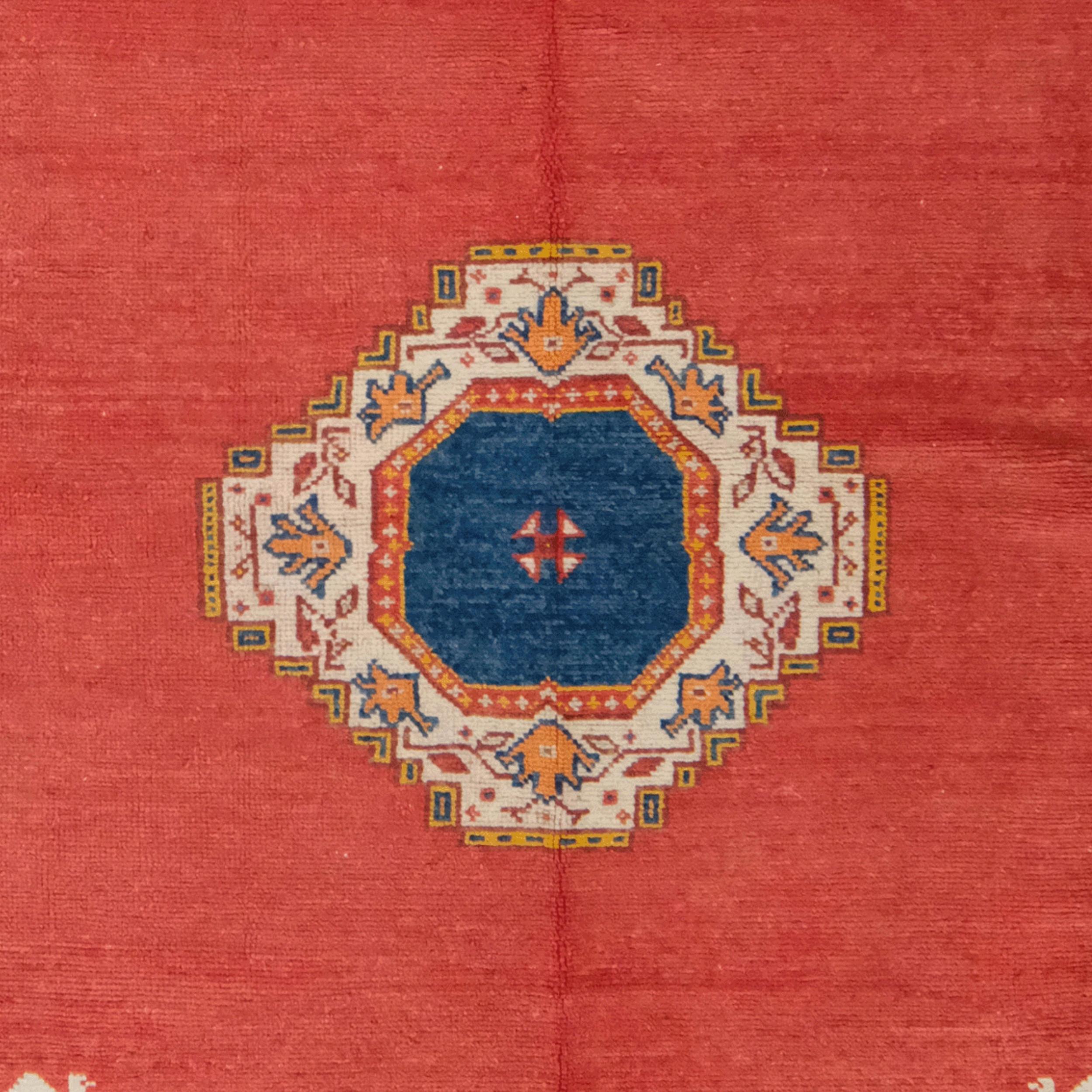 Moroccan 19th Century Antique Morocco Carpet - Antique Wool Carpet For Sale