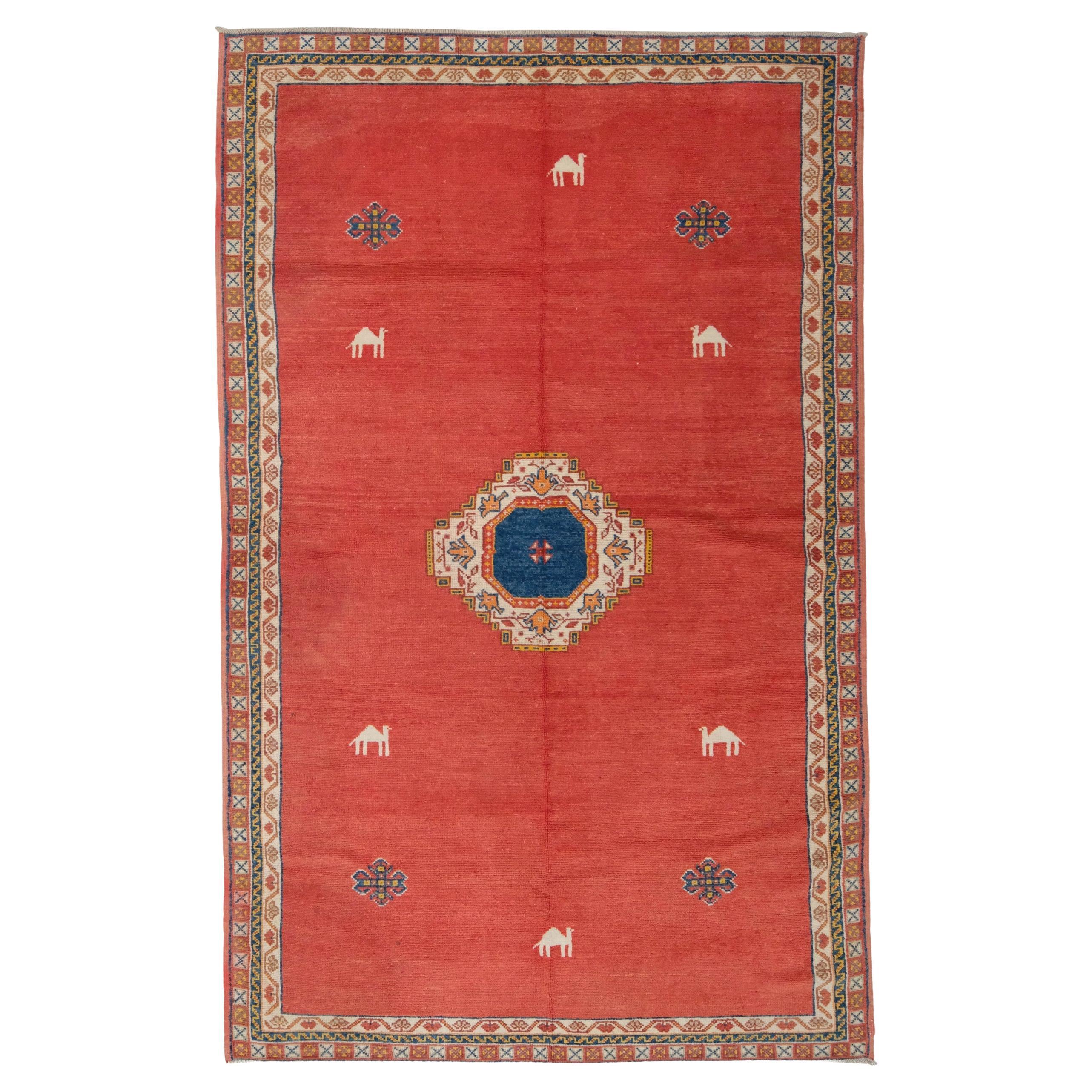 19th Century Antique Morocco Carpet - Antique Wool Carpet For Sale
