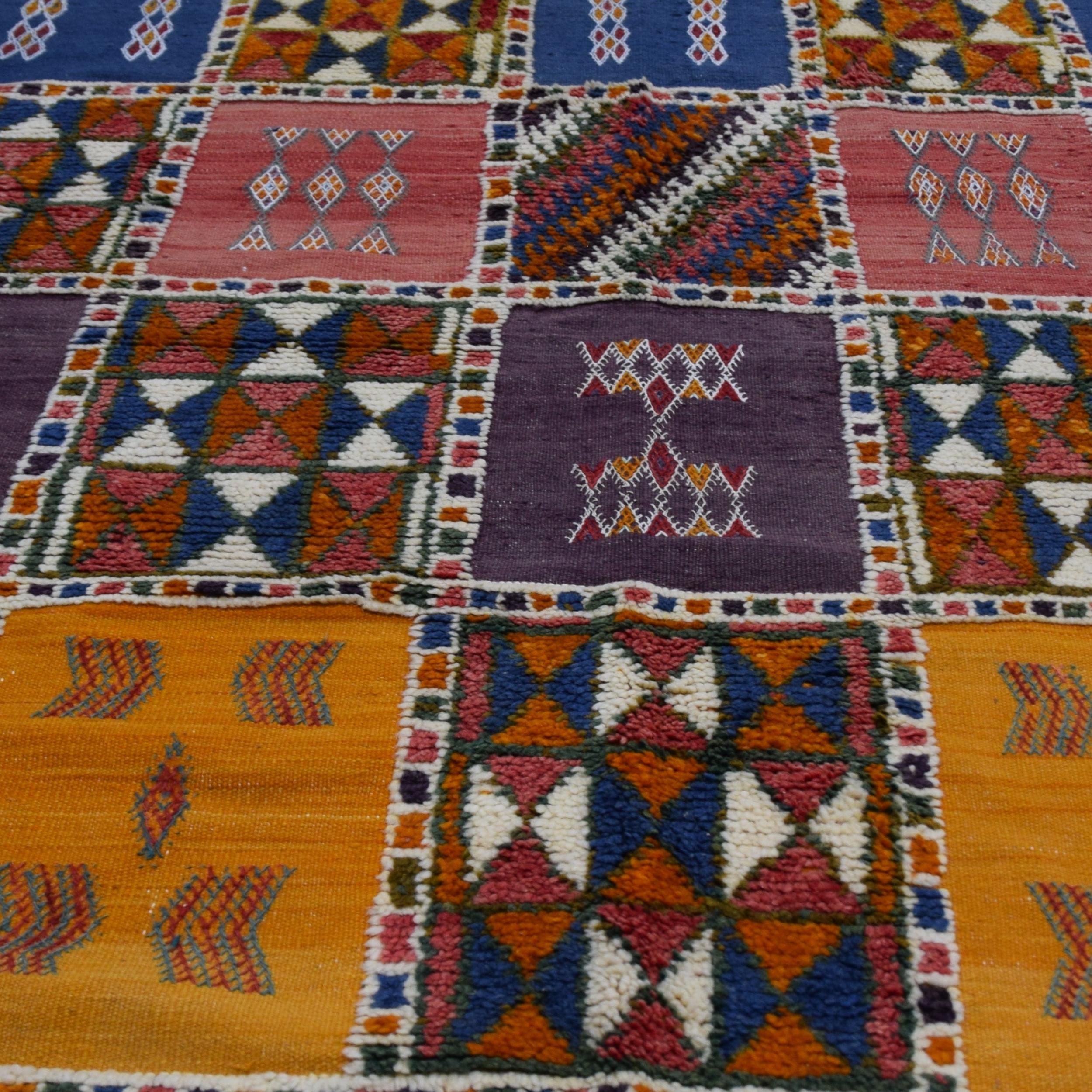 Tapis ancien du Maroc du 19ème siècle - Tapis ancien, Tapis du Maroc Bon état - En vente à Sultanahmet, 34