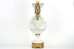 19th Century Antique Neoclassical Ormolu-Mounted Bisque Jasperware Vase