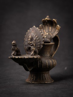 19th century Antique Nepali Oil Lamp - Sukunda from Nepal