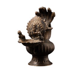 19th century Antique Nepali Oil Lamp - Sukunda from Nepal