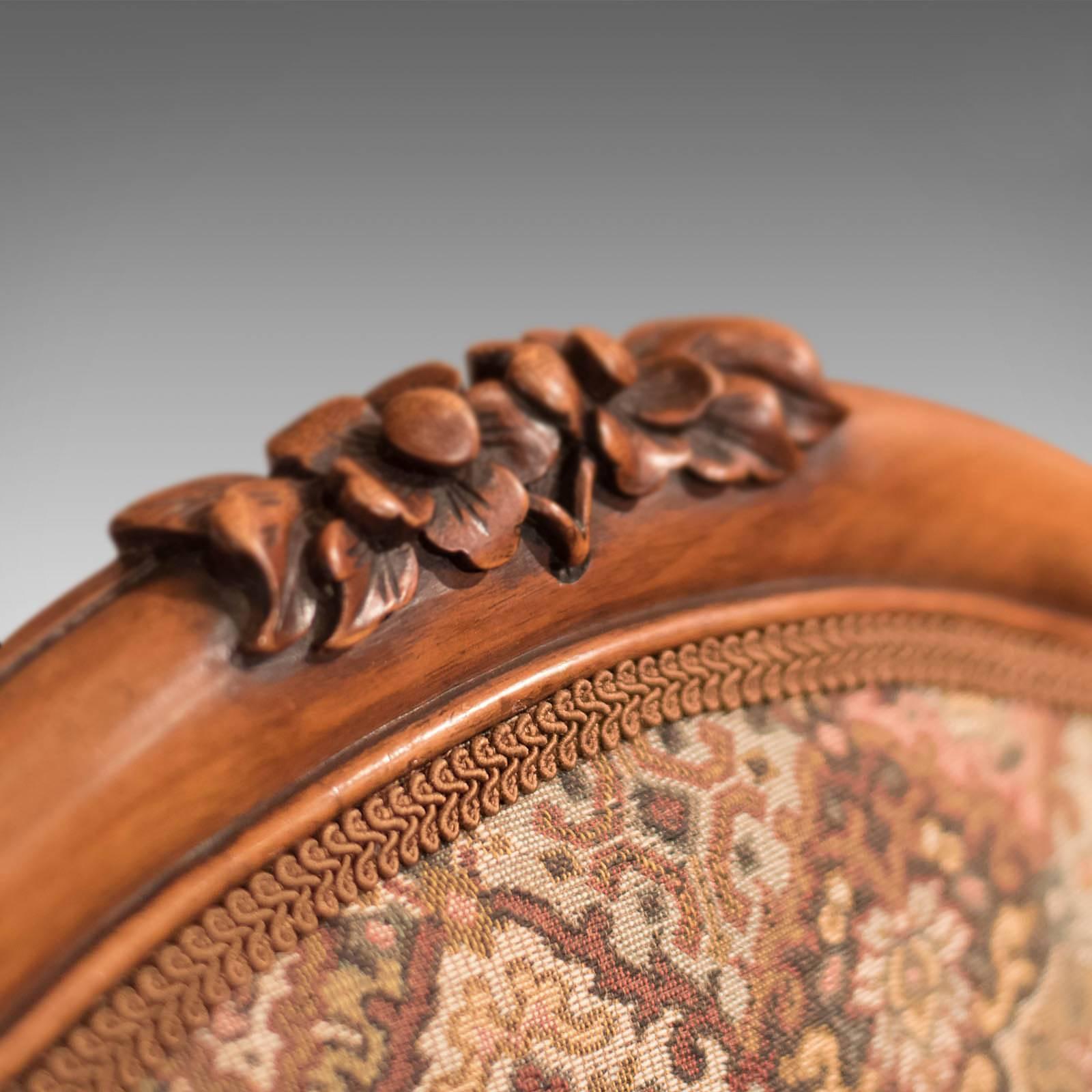 British 19th Century Antique Nursing Chair, English Regency, circa 1820