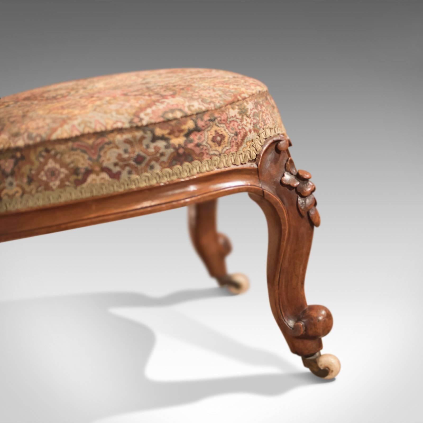 Upholstery 19th Century Antique Nursing Chair, English Regency, circa 1820