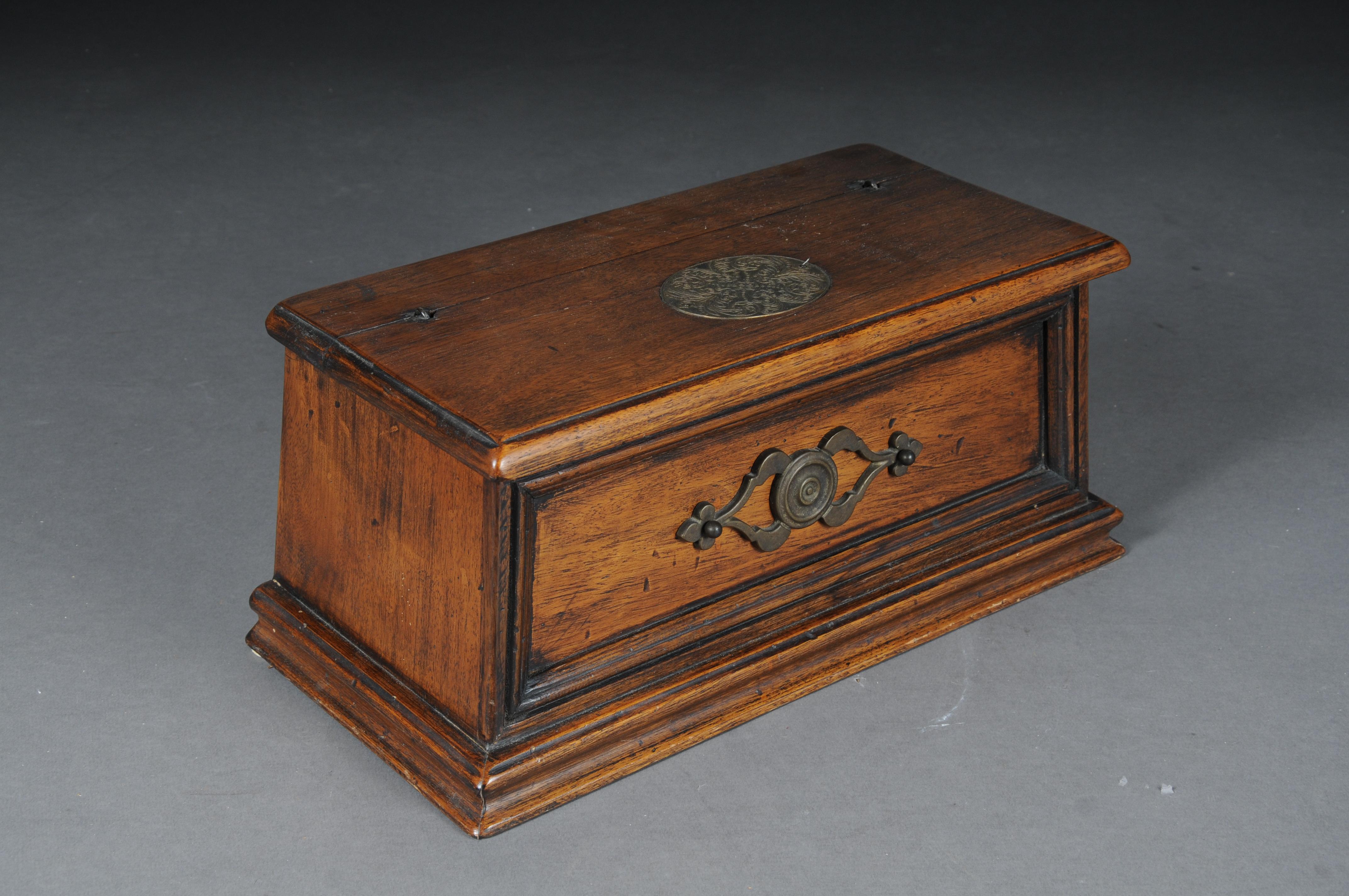 19th Century Antique Oak Briefnbox/Casket, Germany For Sale 6