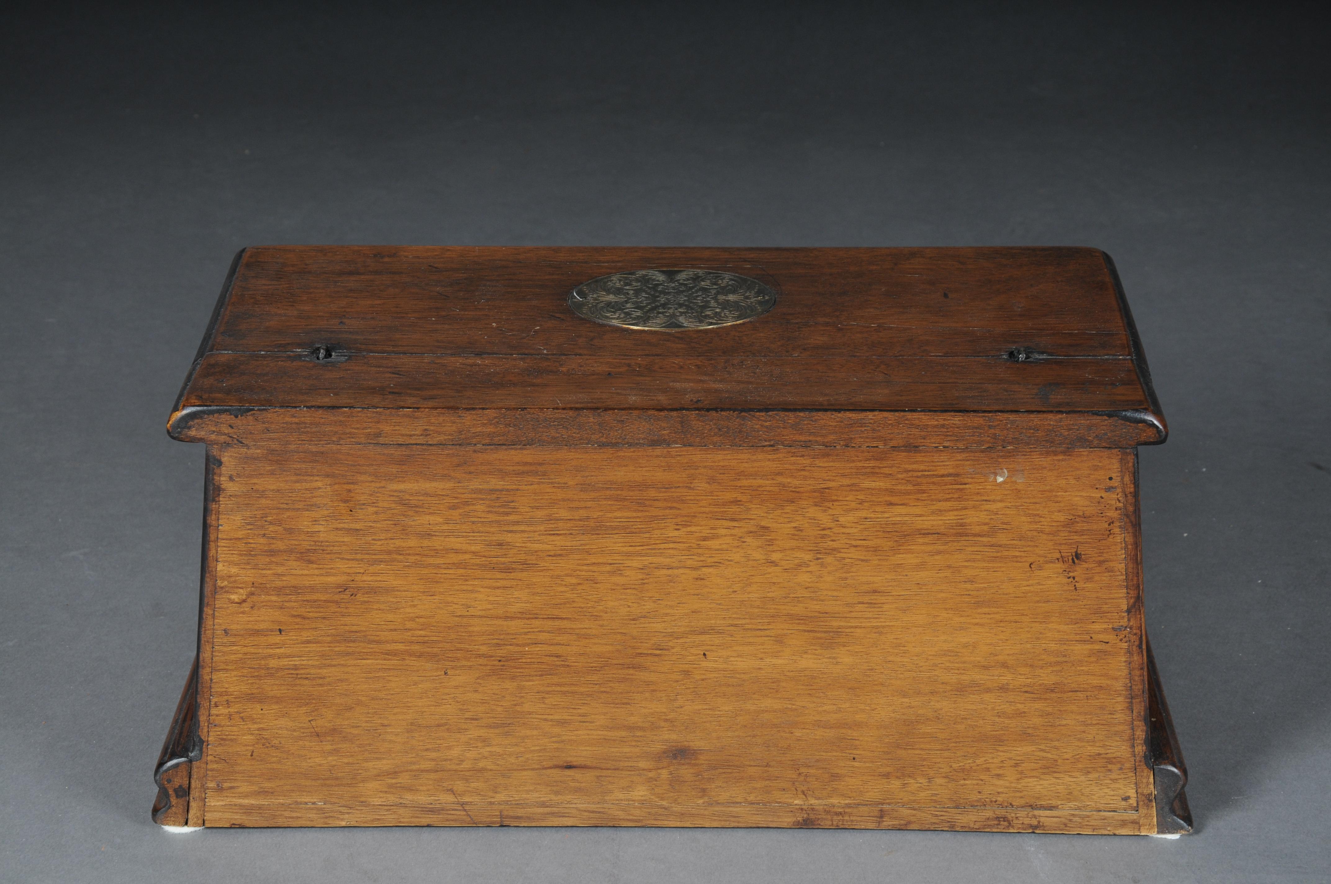 19th Century Antique Oak Briefnbox/Casket, Germany For Sale 11