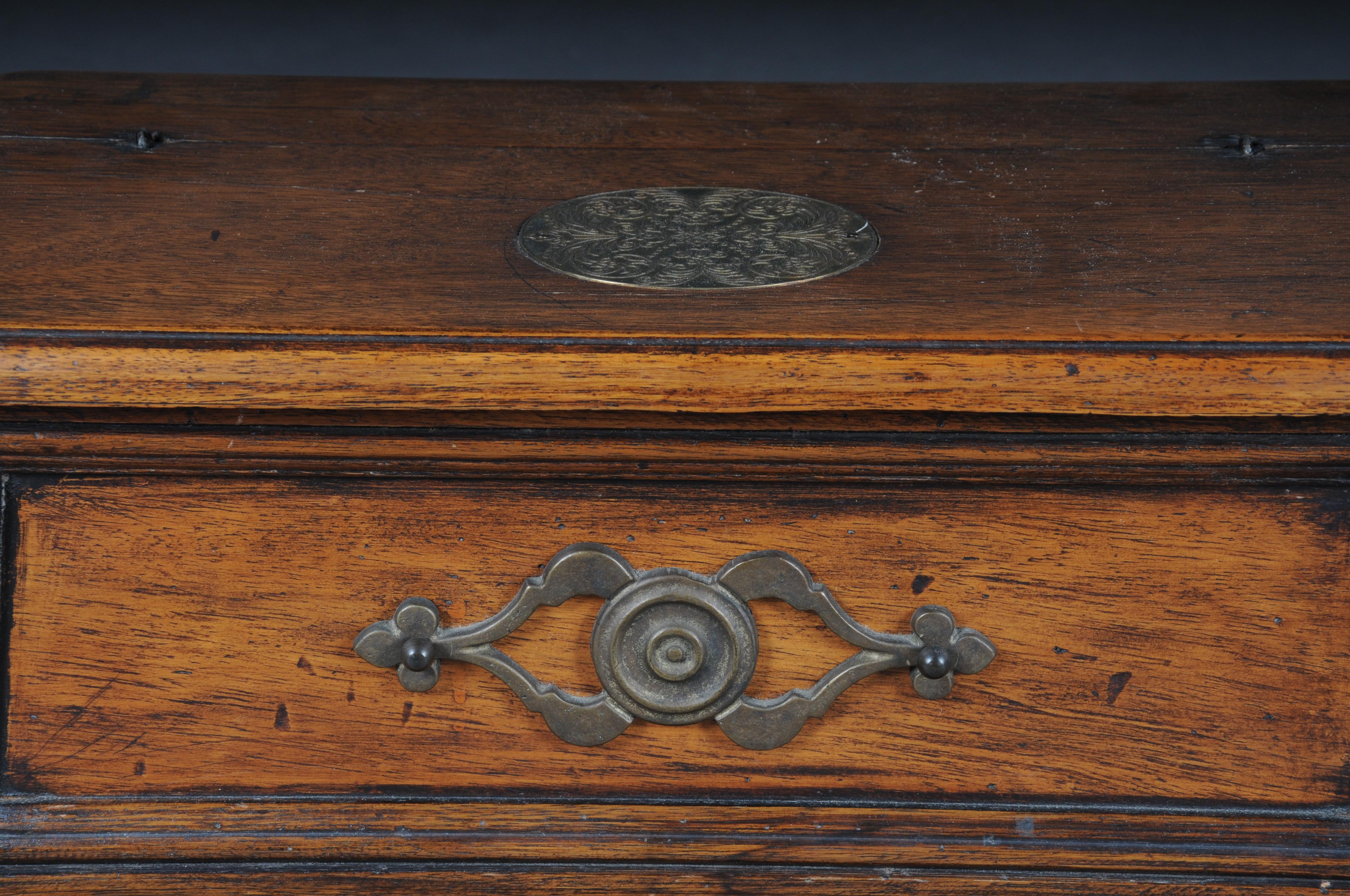 19th Century Antique Oak Briefnbox/Casket, Germany For Sale 3