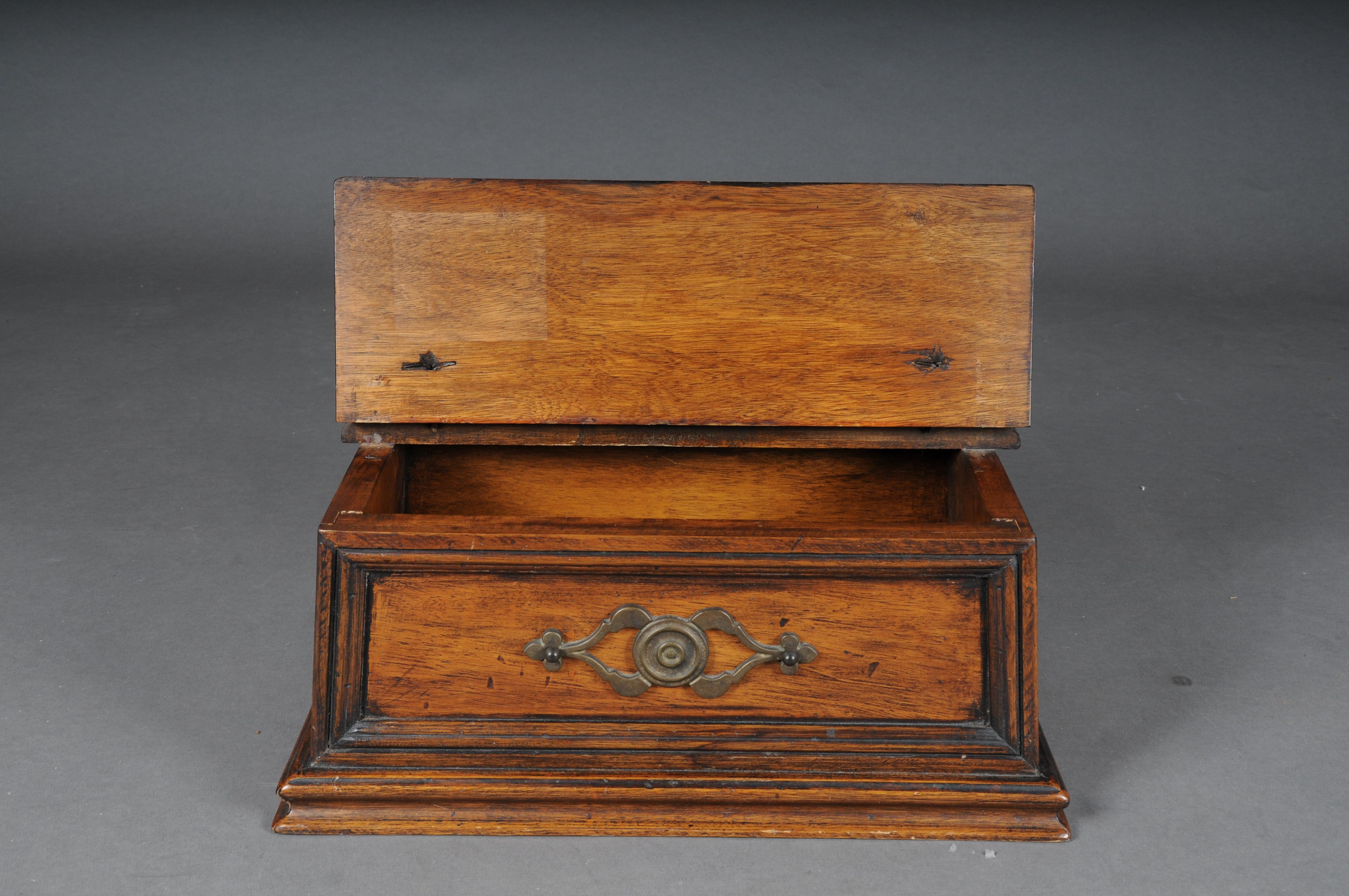 19th Century Antique Oak Briefnbox/Casket, Germany For Sale 4