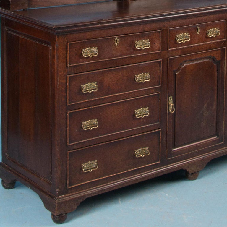 19th Century Antique Oak Welsh Dresser, Buffet For Sale at 1stDibs