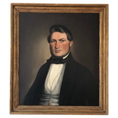 19th century Antique oil Painting of an prominent German gentleman