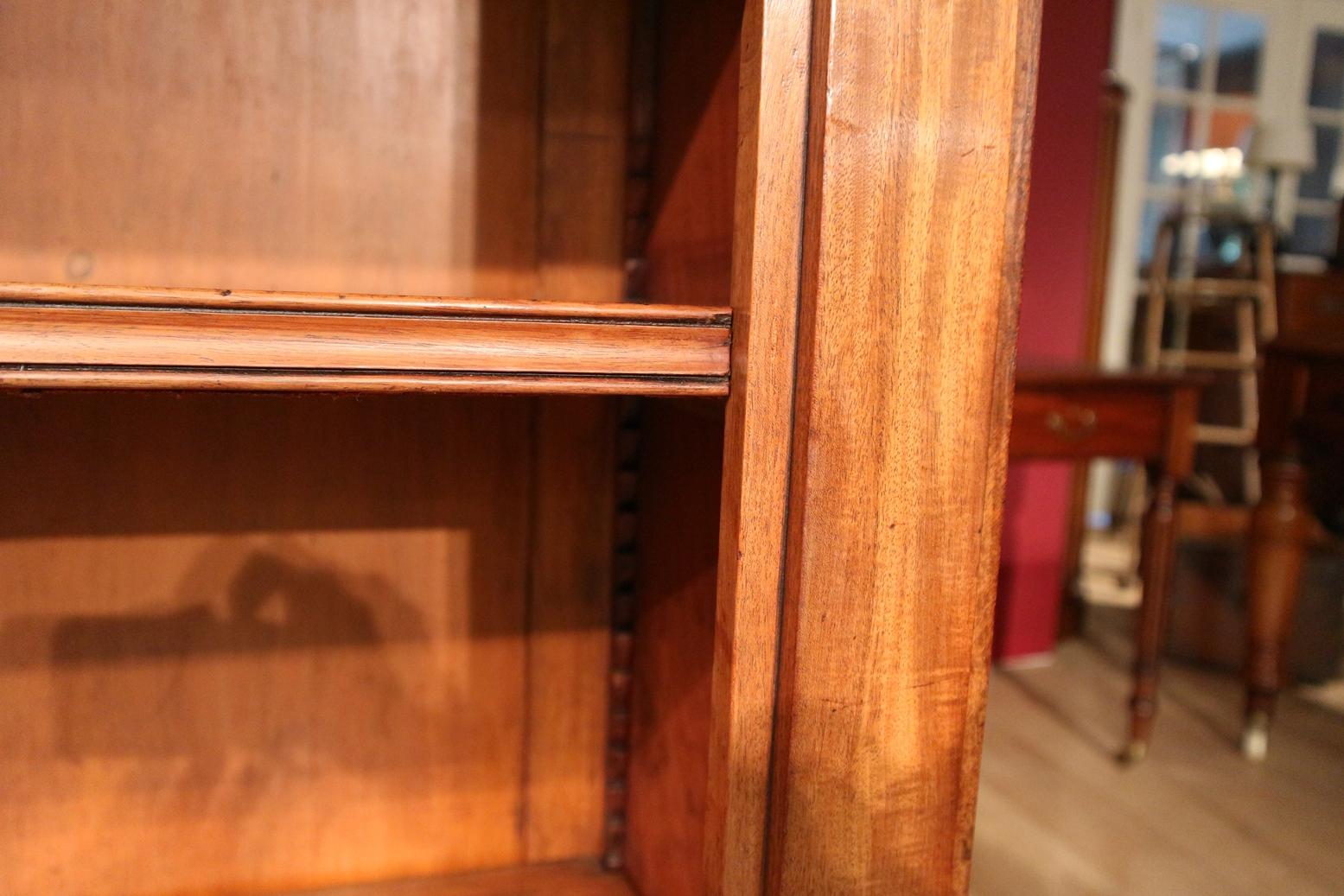 Mid-19th Century 19th Century Antique Open Bookcase