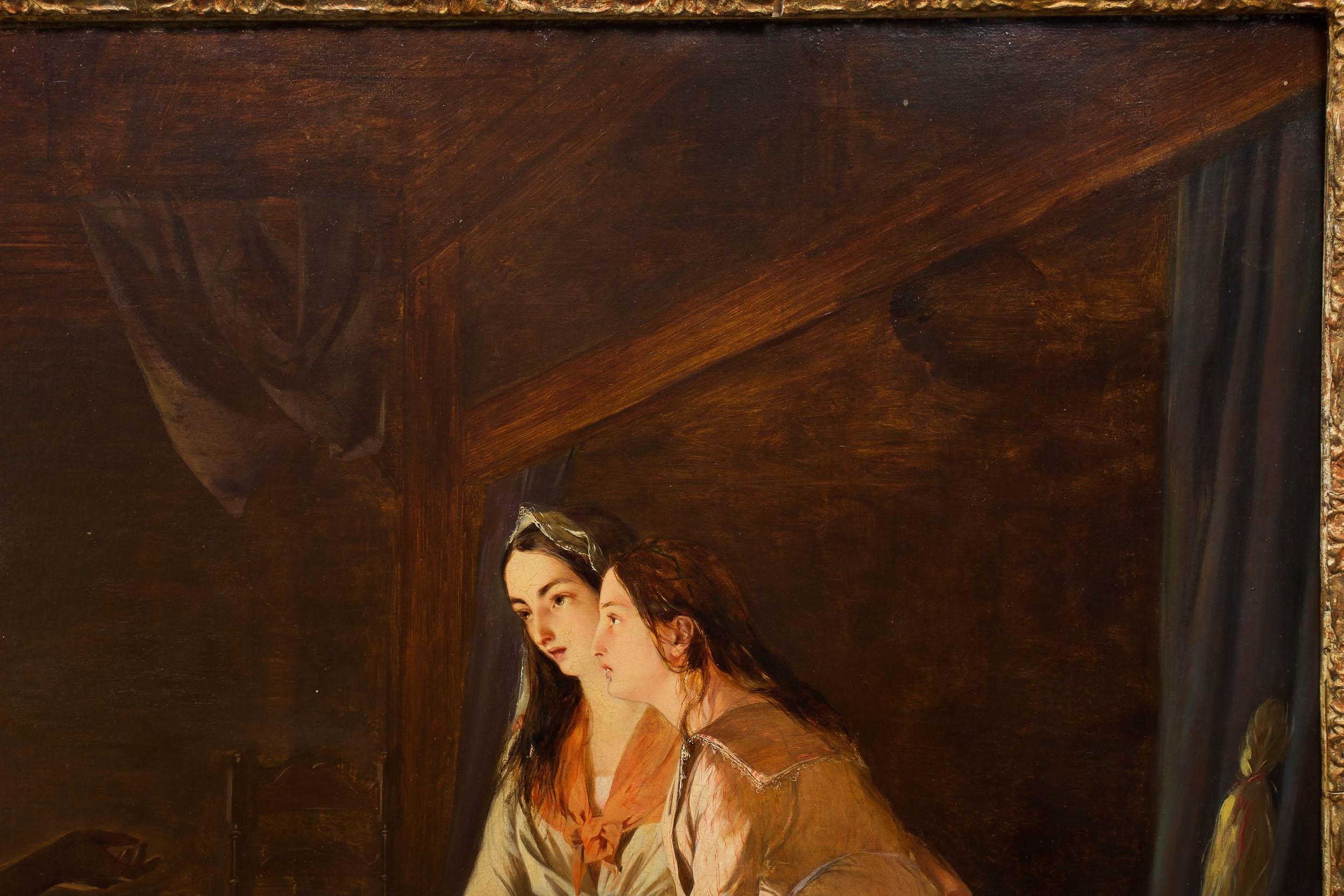 British 19th Century Antique Painting 