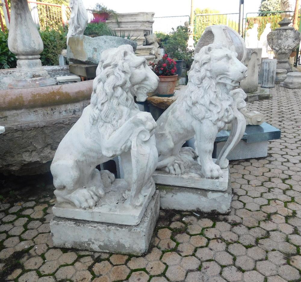 antique stone lions for sale