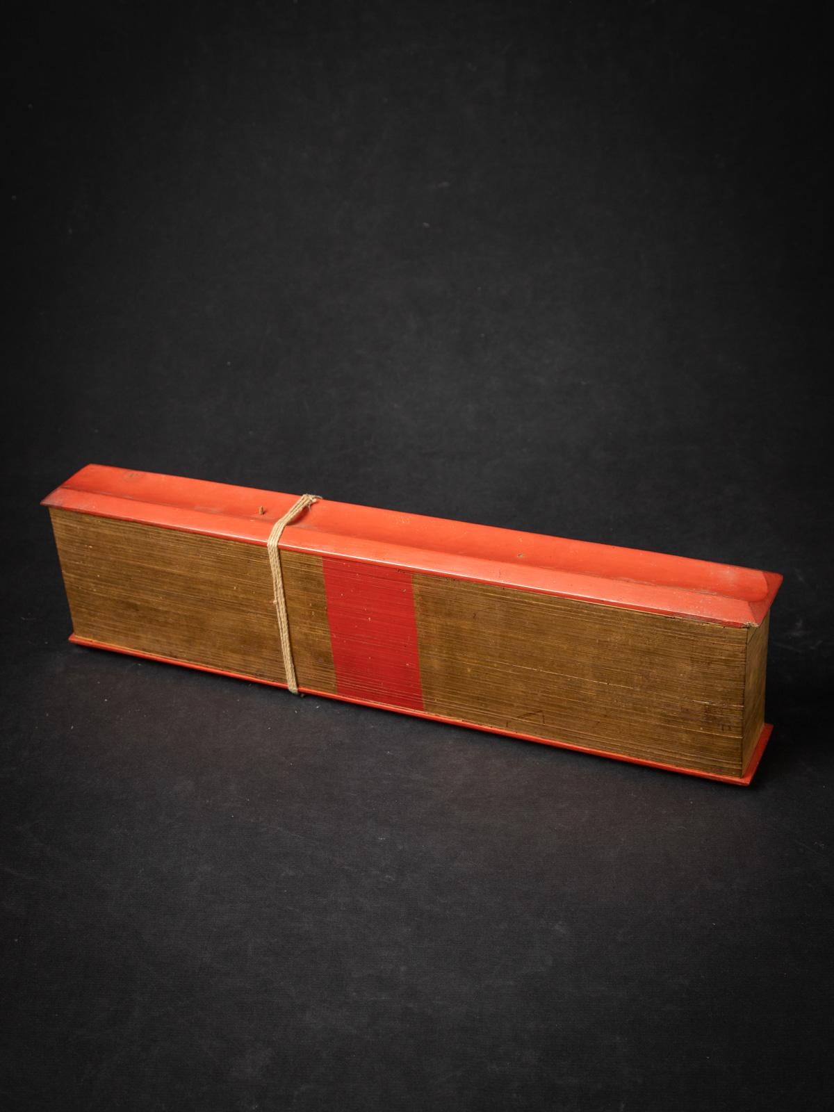 19th century Antique Palm Leave Manuscript book from Burma 3