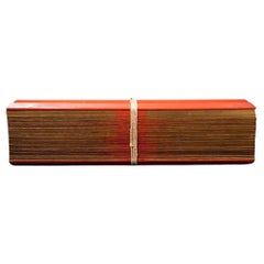 19th century Antique Palm Leave Manuscript book from Burma