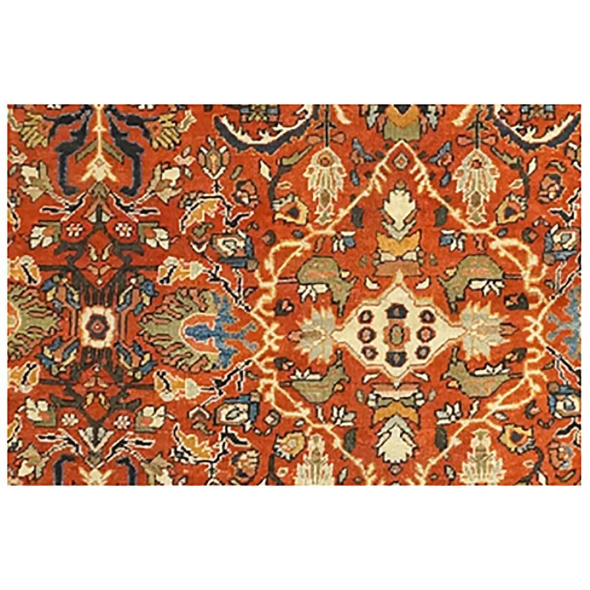 Ashly Fine rugs presents an exquisite 1910 Antique Persian Sultanabad 10x12 Red Handmade Rug. Founded in 1808, the city of Sultanabad has become one of the most important carpet production cities in Iran. Persian Sultanabads are perhaps the most