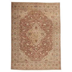 19th Century Antique Persian Tabriz Rug