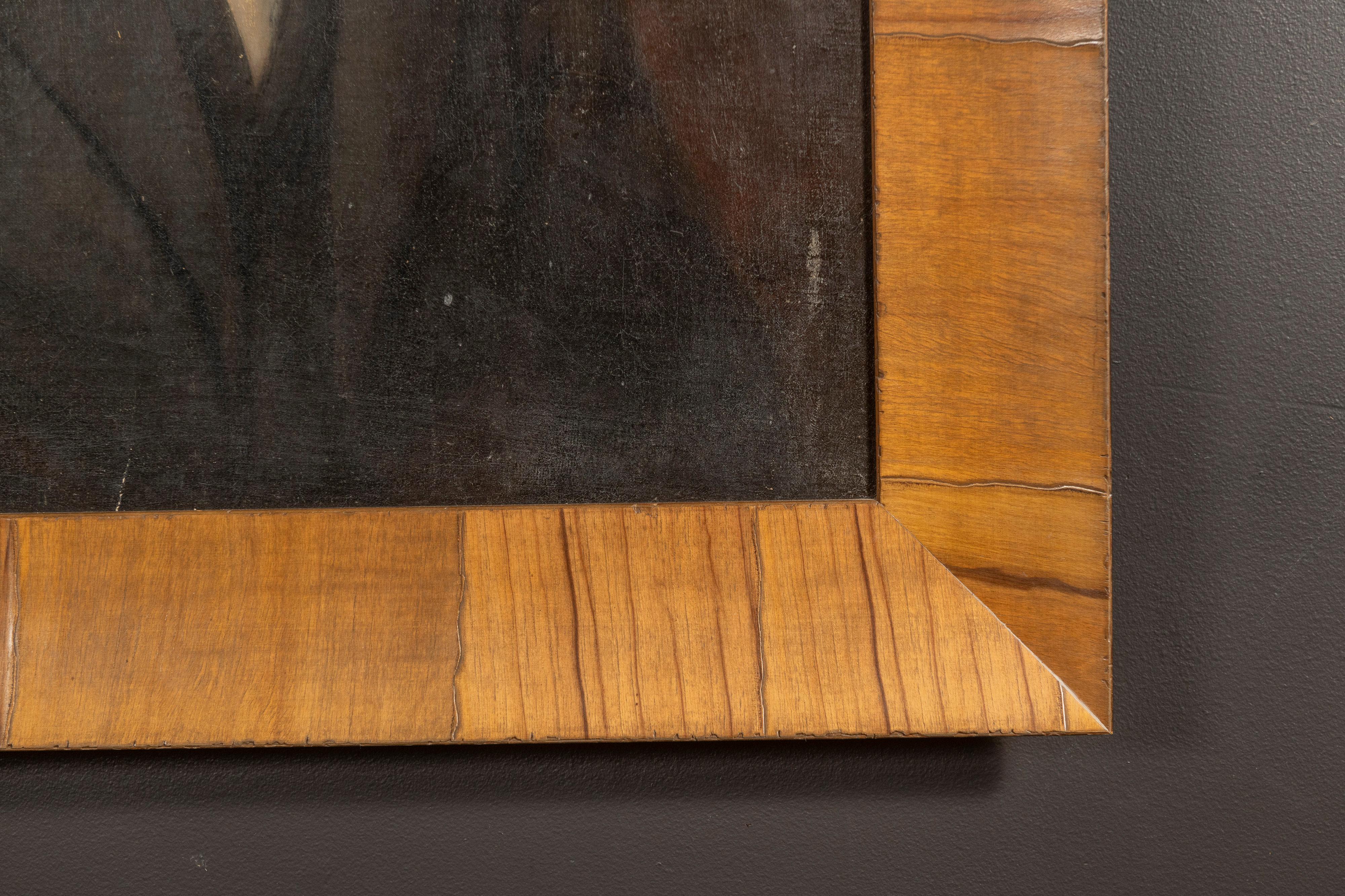 Américain Portrait ancien du XIXe siècle d'un gentilhomme de Virginie, huile sur toile, encadré en vente