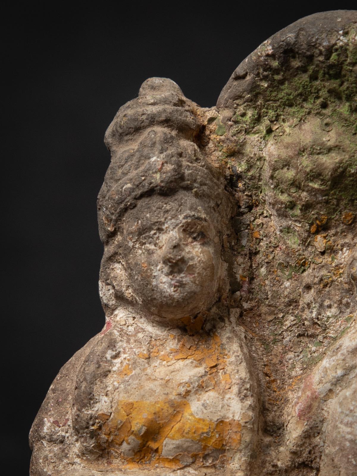 Poteries statue de Parvaty d'Inde du 19ème siècle en vente