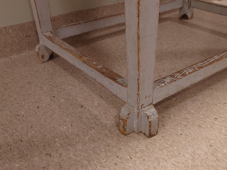 19th Century Antique Provincial Swedish Gustavian Table For Sale at 1stDibs