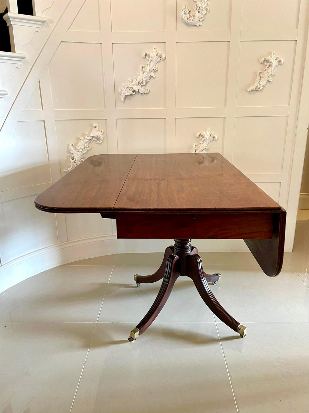 English 19th Century Antique Regency Mahogany Pembroke Table