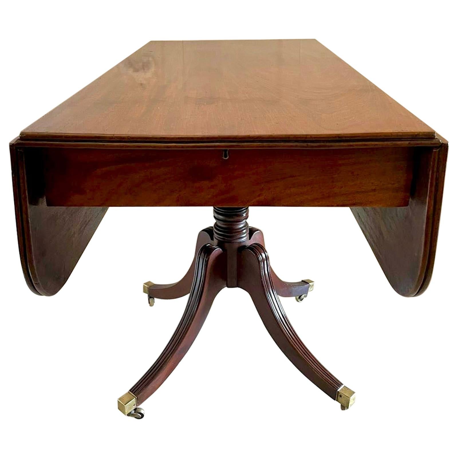 19th Century Antique Regency Mahogany Pembroke Table