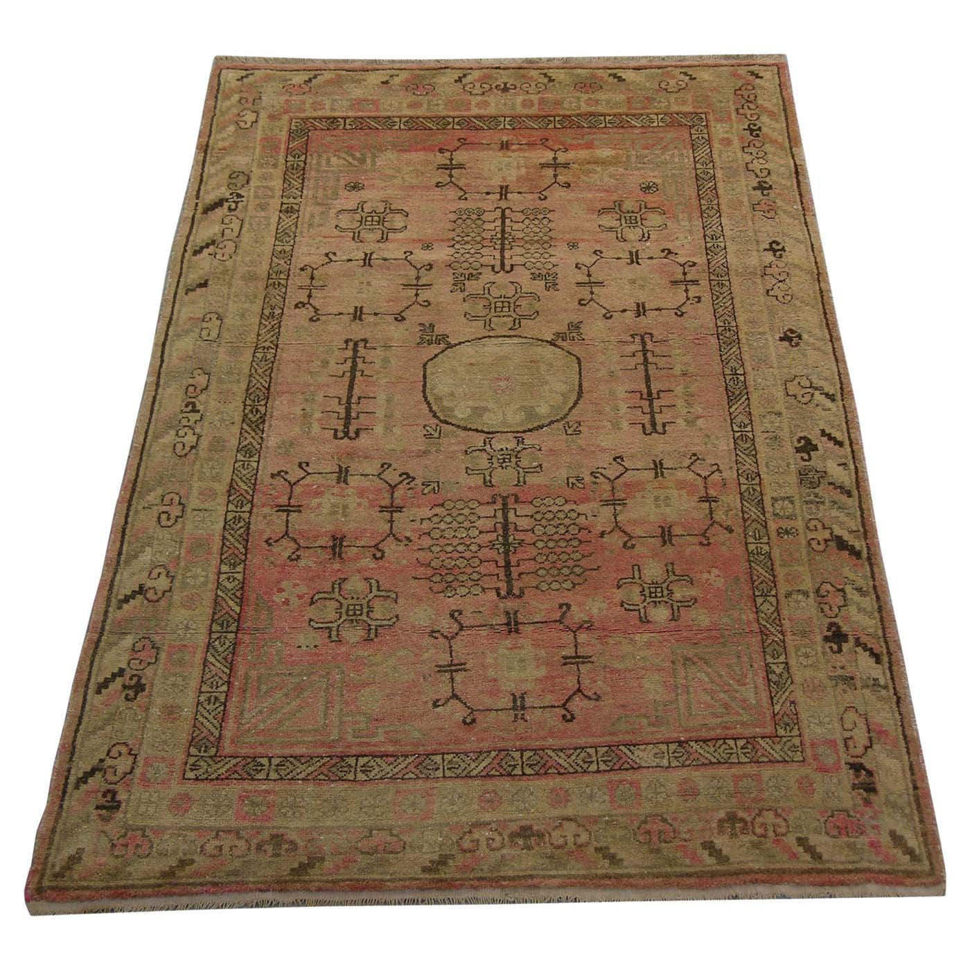 19th Century Antique Samarkand Rug 8