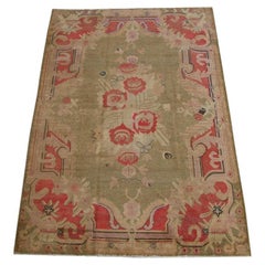 Antiker Samarkand-Teppich aus dem 19. Jahrhundert 8.7" X 8,5"
