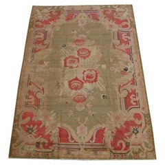 19th Century Antique Samarkand Rug 8.7" X 5.8"