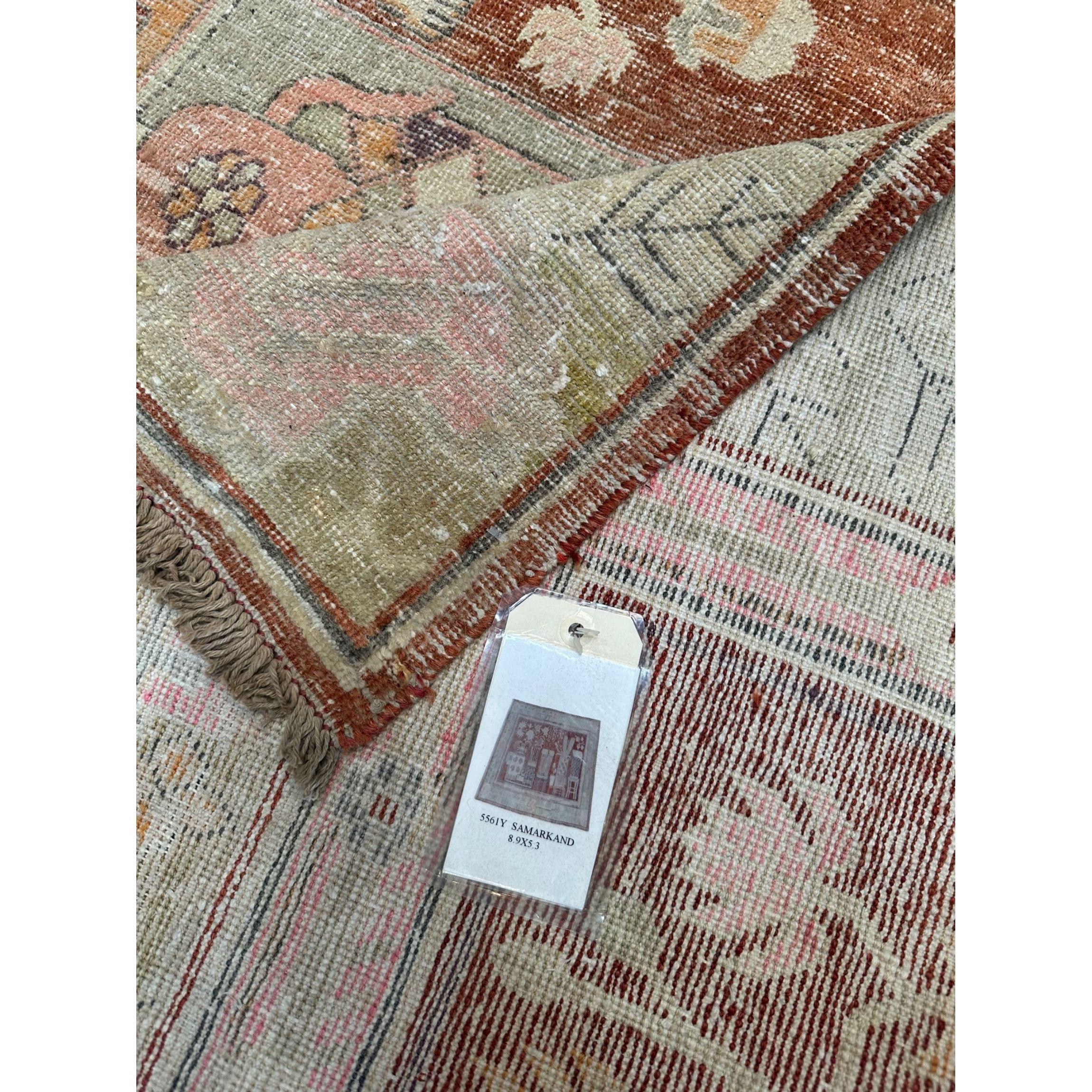 Other 19th Century Antique Samarkand Rug For Sale