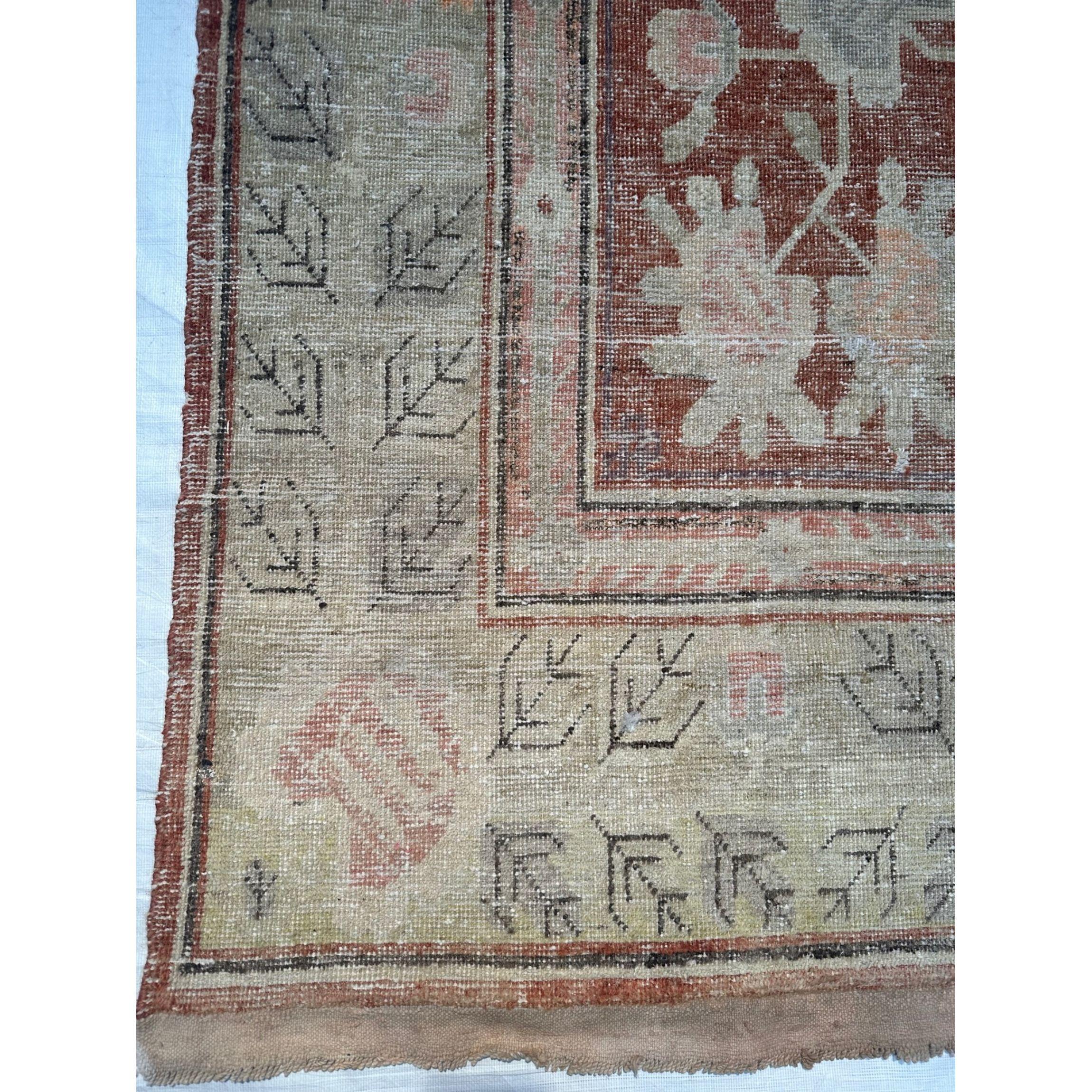Antiker Samarkand-Teppich aus dem 19. Jahrhundert im Zustand „Gut“ im Angebot in Los Angeles, US