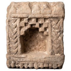 19th century Antique sandstone shrine from India