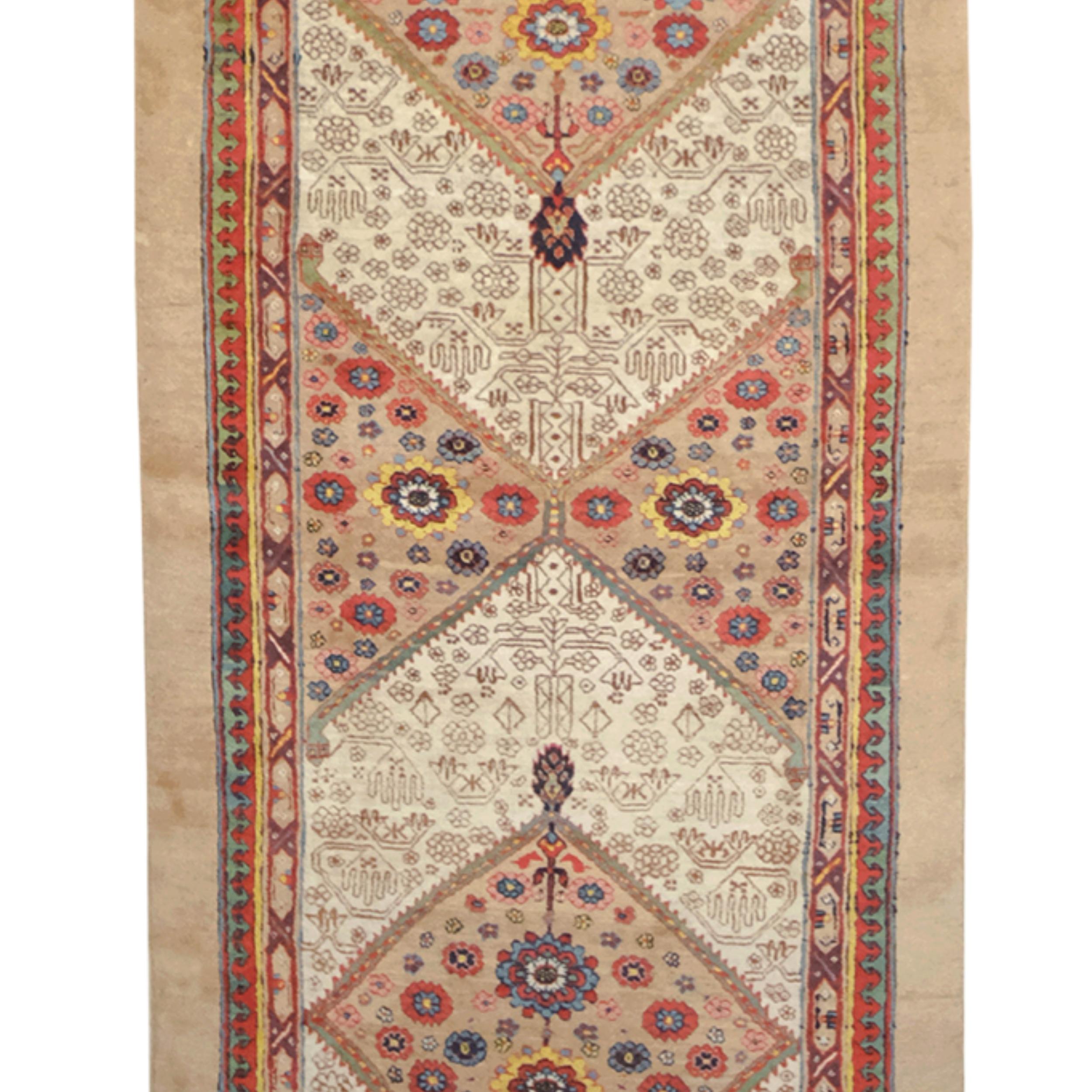 19th Century Antique Sarab Runner - Antique Wool Runner For Sale 1