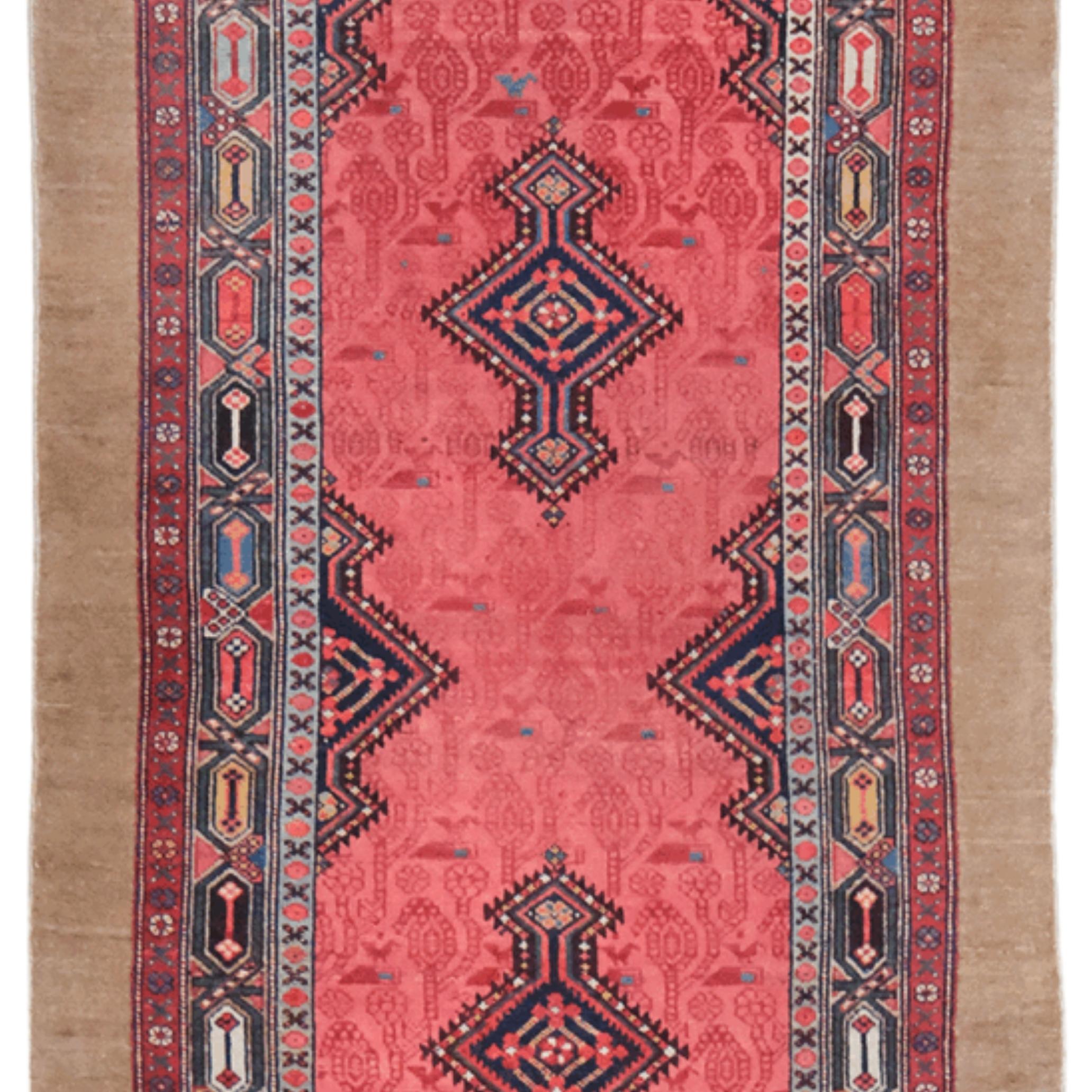 Turkish 19th Century Antique Sarab Runner For Sale