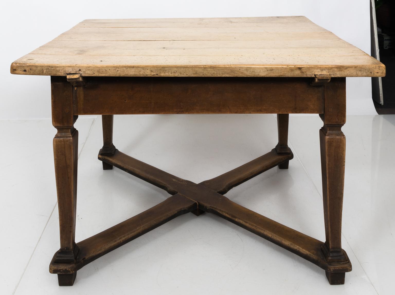 Wood 19th Century Antique Scandinavian Farm Table